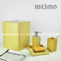 White Washed Finish Bamboo Bathroom Set (WBB0301B)